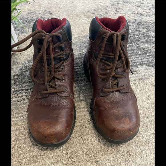 Wolverine Men’s Heavy Duty Strong Brown Boots - Picture 5 of 12